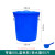 精选好货加厚塑料带盖超大容量圆形桶级储水发酵厨房胶桶 60L白色