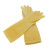 冰禹 BYlj-174 乳胶橡胶防水清洁手套 洗碗洗衣保洁劳保手套 38cm黄色S码
