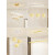 欧普灯感轻奢餐厅灯客厅主卧室吸顶灯具现代简约大气前台店铺商用 3个圈-直径50厘米三色调光-