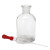 玻璃滴瓶棕色指示剂瓶药水滴药瓶透明精油瓶实验用小滴管带乳胶帽 透明滴瓶60ml