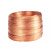 来禹 紫铜编织带接地线软铜线扁铜线扁平复绞线导电带软连接 裸铜25平方 一米价