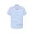 韦路堡(VLOBOword) VL100317 工作服衬衫短袖衬衫工作衬衫定制产品 g 蓝色 5XL 