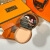 酷奇袋鼠（KUQIDAISHU）斜挎包小众设计圆形包包时尚手提单肩小包包女高端水桶包七夕礼物 深棕色