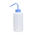 垒固 广口塑料洗瓶 大口塑料清洗瓶 吹气瓶 冲洗瓶 1000ml(蓝盖）