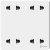 赞牌P10白色万用八孔插座家用86型暗装4个两孔2插多用插座10a二二二二8孔不带开关墙壁电源插座