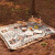 加厚野餐垫波西米亚地垫帐篷户外露营毯子野餐垫blanket 枫叶 焦糖色防潮垫200*200cm