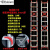 伸缩梯子直梯加厚铝合金升降梯子梯阁楼梯4-12米单面工程梯子 特厚款7米使用高度6.6米m 伸缩直梯