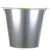 金固牢 KCzy-316 圆形白铁皮桶 商超加厚手提水桶 垃圾铁桶 大号镀锌桶储水桶 12L