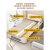 黑白树（HEIBAITREE）沙发床折叠两用小户型推拉床家用客厅可抽拉单人双人多功能伸缩床 宽0.82米储物升级款+7CM海绵(橙