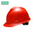 梅思安（MSA）V-Gard PE标准型超爱戴帽衬 V型无孔安全帽施工建筑工地防撞头盔 红色