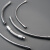 定制金属万向管可弯曲定型软管蛇形机床用弯管焊台DIY手工配件鹅颈管 8*250外8+外8