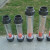 【高品质】LFS50管道式塑料浮子流量计水液体LZS转子PVC流量计 短管1.6-16T/H【有杆】内径63mm