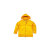 代尔塔 (DELTAPLUS） 407003 PVC劳保分体雨衣 黄色 1套装