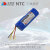 中顺芯 3.6V带NTC保护三线圆柱锂离子电池3.7V 18650 14500 26650 1800mAh头部加板/18500
