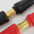 海斯迪克 中式电焊机电缆线快速接头配件 焊把线连接接头HKsq-756 DKJ50 连接器套装【黑红各1对】