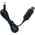 对讲机充电器座充线充USB万能夹子插卡公网座子可定做改装通用型 1号夹子黑红线