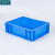 知旦 EU物流箱 外径:400*297*120mm工业胶箱周转箱物流箱五金零件物料收纳盒 EU-400120 蓝色无盖