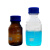精选好货螺纹口广口瓶丝口蓝盖试剂瓶密封瓶实验室取样瓶玻璃瓶透 蓝盖透明试剂瓶500ml