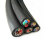 九州星 国标YZ橡套电缆线 铜芯橡胶软电线 一米价 4芯*2.5平方