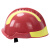 CLCEYF2抢险救援头盔户外应急地震蓝天防护套装森林护安全帽新型17款 红色头盔+支架+眼镜