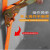 固定棘轮捆绑带货车拉紧器紧绳器收紧绑刹车器快速货物绳捆 宽3.8cm长2米+2T拉紧器 橙色