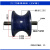 适用钢管圆管u型轨道轮加宽加大重型凹槽定滑轮移门轨道轮子 25/28管用单轮(6分管)