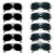 电焊眼镜专用烧焊电焊工强光防护眼镜护目镜氩弧焊气焊接切割打磨 【黑色】5个+【灰色】5个】