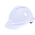 惠利得（HUILIDE）建筑工地施工电工作业舒适透气减震抗冲击加厚防砸劳保安全帽头盔 白色ABS-透气三筋款