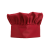 惠利得（HUILIDE）厨师帽子男厨师工作帽女酒店餐厅后厨房布帽白蘑菇帽 厨师蘑菇帽暗红色