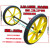 储力叉车 300-18黄色扁管实心轮一个手推车建筑工地斗车轮子防刺发泡橡胶实心轮胎加厚