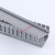 绝缘线槽PVC阻燃灰色走线槽 明装配电箱控制柜走齿形开口塑料线槽 高35*宽40/100米
