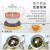 金灶（KAMJOVE）茶具 蒸汽喷淋煮茶器 玻璃泡茶壶 煮茶烧水电热水壶 蒸煮一体茶壶 A-99透明高硼硅玻璃 800ml