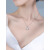 JEJ茉莉花项链女款新款银脖颈链轻奢小众设计感锁520情人节生日礼物 礼盒包装