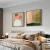 抽象北欧艺术壁画简约现代客厅背景墙装饰画几何色块卧室餐厅挂画 C款 30*30cm( ps框+布面画)