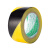 PVC黄黑保护膜黑黄装修标识标贴带一米线胶带彩色地专用线地贴警 红黄宽10cm*长33米