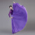 洛紫佳一片式舞蹈裙720度双面穿半身大摆裙人世间一朵小水母跳舞 深紫+浅紫(双面穿) 720度系带 S身高150-158cm 钻石雪纺面料