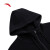 安踏（ANTA）针织运动套装女2024新款长袖外套运动裤跑步两件套运动服 基础黑-1 L(女170)