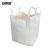安赛瑞 吨袋集装袋 100×100×120cm 太空袋太空包污泥预压袋 方形吨袋编制袋  白色4吊不托底敞口 25057