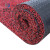 米奇特工（Agents mickey）pvc丝圈地毯 塑料防滑进门脚踏垫  14mm厚 黑红色  60*120cm