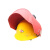 北京琉璃河盾牌琉璃钢配安全帽式电焊面罩头戴式二氧帽红钢纸焊工 单独卡扣安全帽（红色）