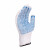 代尔塔208006经济型PVC点塑手套防滑耐磨抗撕裂9码 12副装
