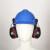 元族适用挂安全帽耳罩隔音降噪防噪音消音工厂工业护耳器插挂式安全帽专用 隔音耳罩塑料支架(卡扣式)