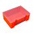 定制适用定制长方形手提透明塑料盒五金零件盒工具箱玩具整理箱乐高收纳盒 透明小小号25*2*19*5.8CM 空盒