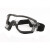 锐麻 工业防风防沙镜护目镜劳保眼镜安全防护镜 白框透明片 