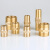 FACEMINI JR-64 4分6分1寸1.2寸铜对丝 铜外丝 对丝 对接头双外丝直接 加厚加长 4分铜对丝（30克）