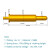 弹簧针连接器弹簧顶针pogopin端子针 信号针铜针 电流探针测试针 插板加粗14.0H-2.0T头直径1.6MM