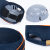 代尔塔102130轻便布安全帽短帽檐工厂夏季透气防护鸭舌棒球防撞 102130灰色3厘米