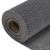 金诗洛（Kimslow）KSL295 塑料防滑地垫pvc镂空地毯 网格防水地垫 酒店泳池脚垫0.9*15M(3.5厚 灰色)