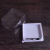 HYWLKJ烘焙黑森林盐系方形吸塑蛋糕包装盒透明千层慕斯甜品包装盒100套 YY017盐系盒+叉100套 促销