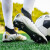 猛奔足球鞋男女长钉AG梅西C罗卡塔尔世界杯中小学生训练比赛考试球鞋 长钉银色 40